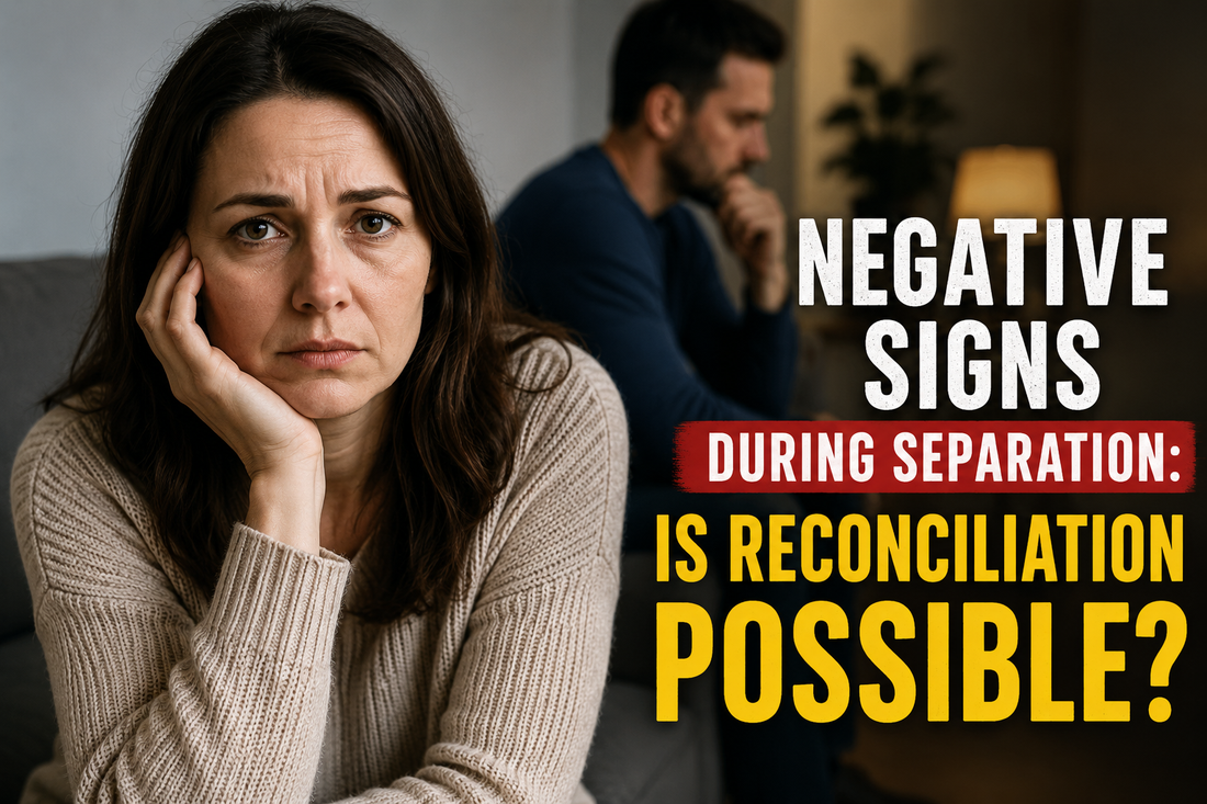 Negative Signs During Separation: Is Reconciliation Possible?